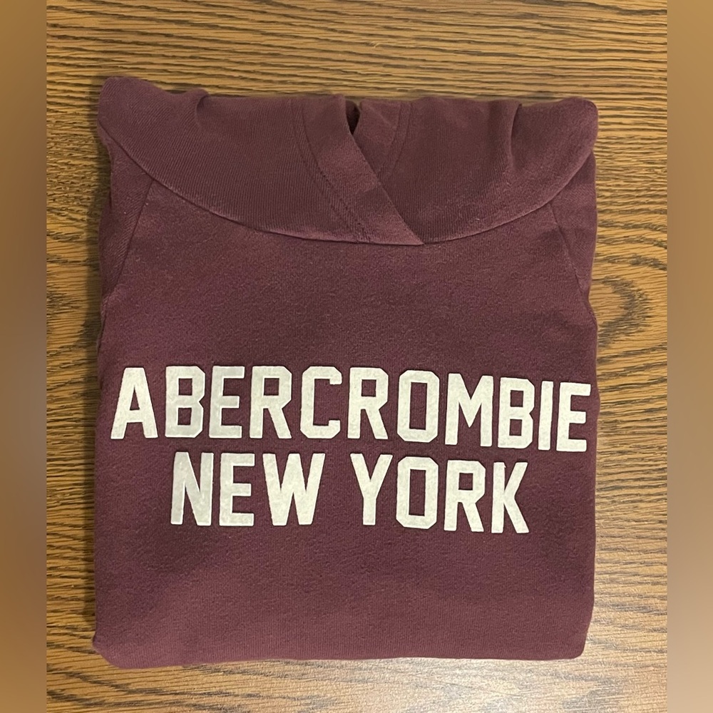 Abercrombie & Fitch Burgundy Hoodie